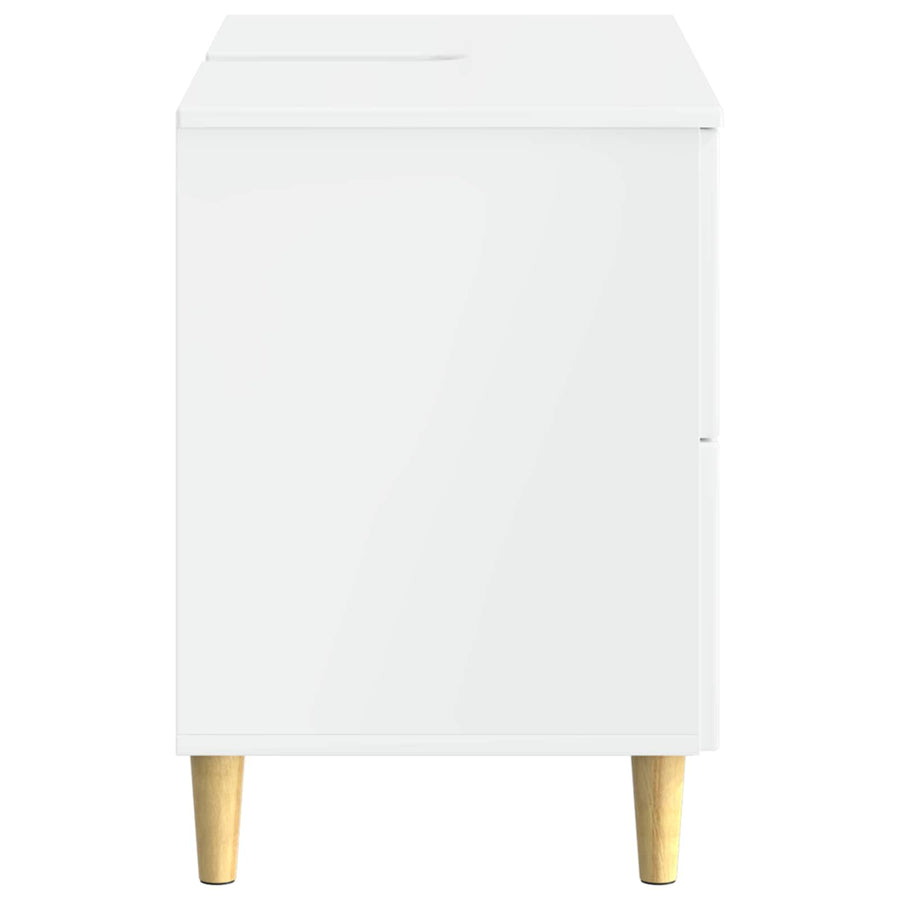 Badkamer wastafelkast DELFT Hoogglans Wit 82 x 41 x 59 cm