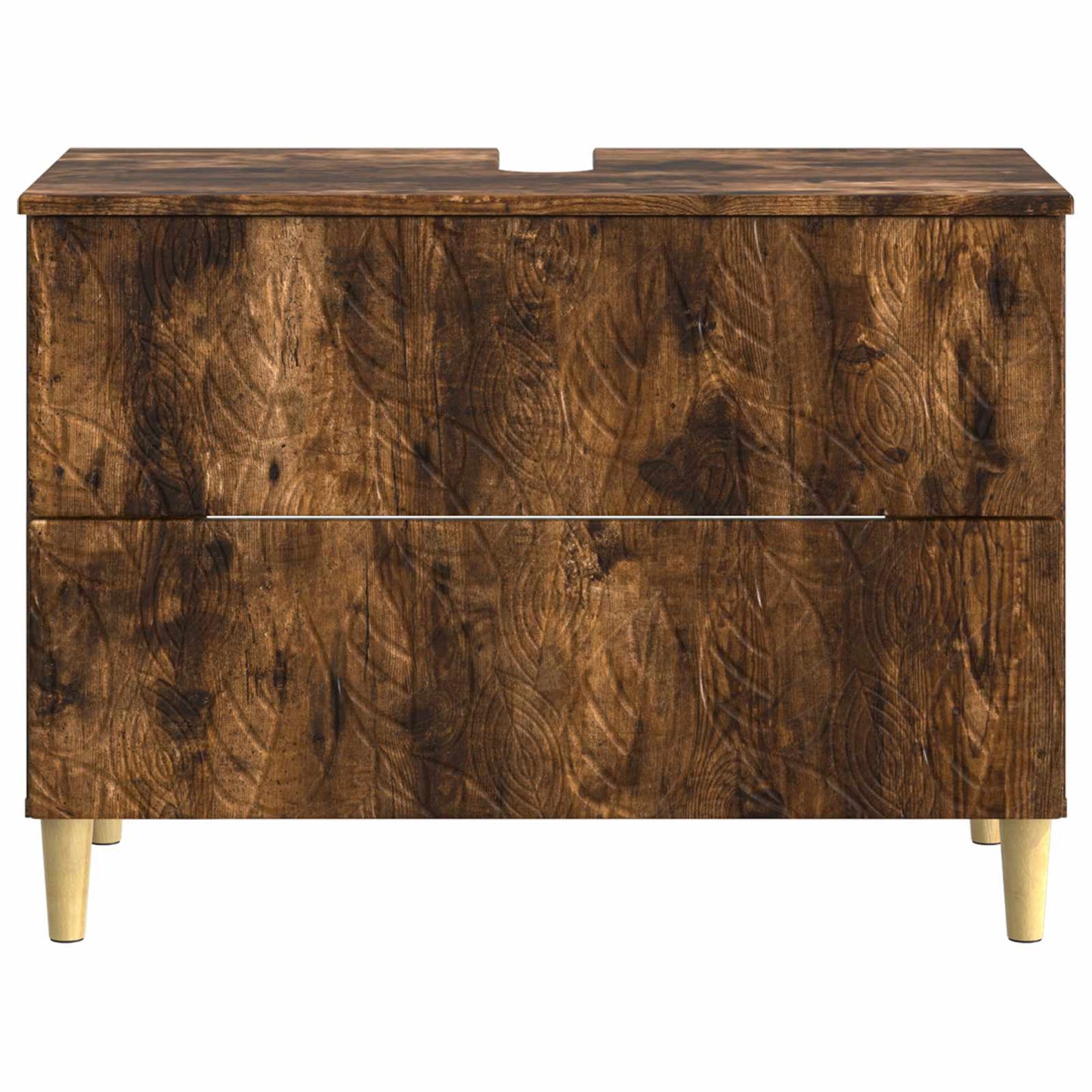 Badkamer wastafelkast DELFT Gerookt eiken 82 x 41 x 59 cm