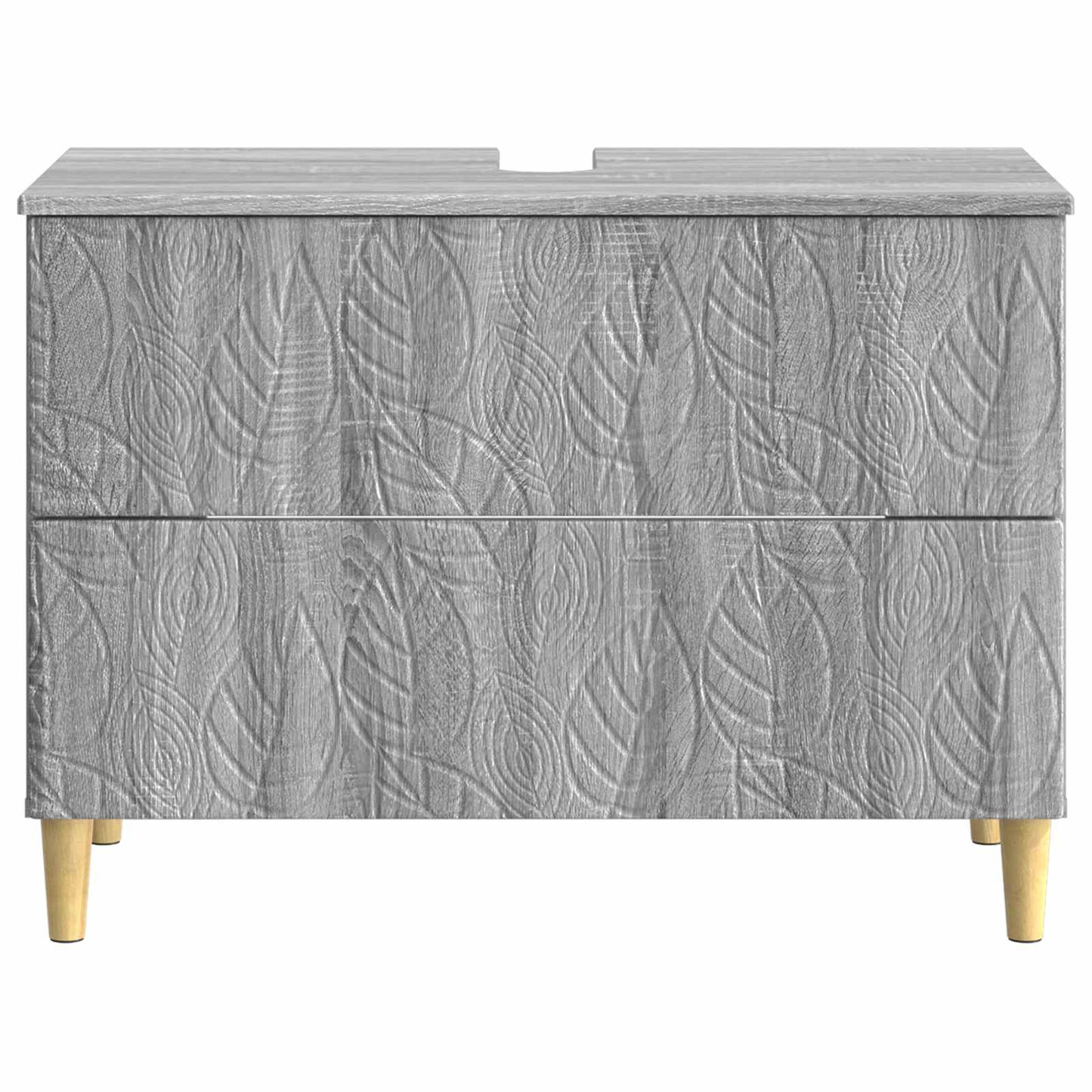 Badkamer wastafelkast DELFT Grijs Sonoma 82 x 41 x 59 cm