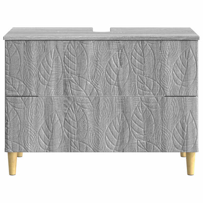 Badkamer wastafelkast DELFT Grijs Sonoma 82 x 41 x 59 cm