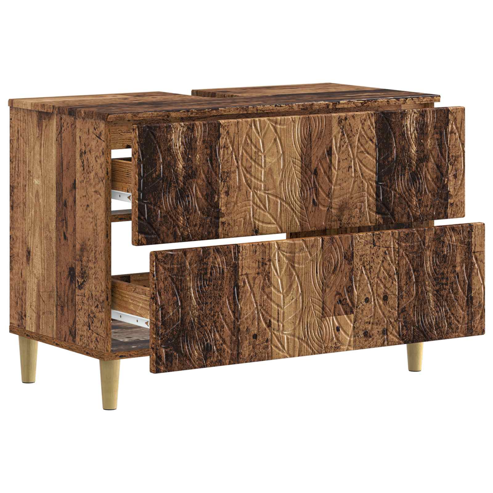 Badkamer wastafelkast DELFT Oud hout 82 x 41 x 59 cm
