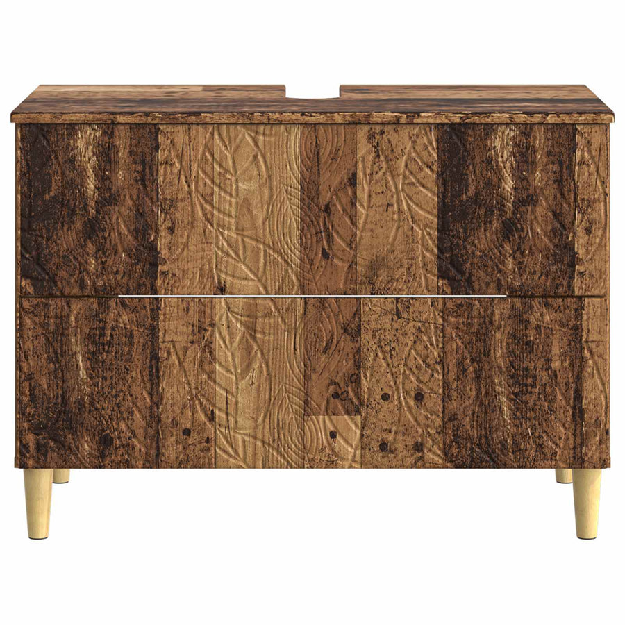 Badkamer wastafelkast DELFT Oud hout 82 x 41 x 59 cm