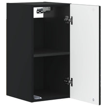 Badkamer wandkast DELFT Zwart 30 x 31 x 59 cm Bewerkt hout