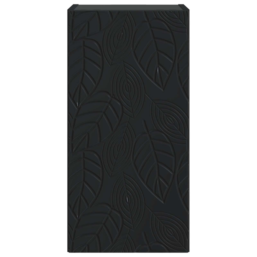 Badkamer wandkast DELFT Zwart 30 x 31 x 59 cm Bewerkt hout