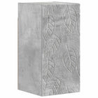 Badkamer wandkast 30x31x59 cm betongrijs bewerkt hout