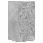 Badkamer wandkast 30x31x59 cm betongrijs bewerkt hout
