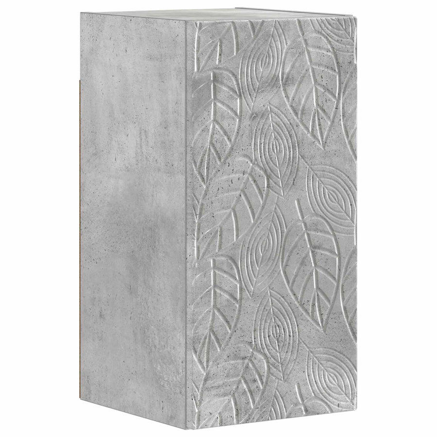 Badkamer wandkast DELFT Betongrijs 30 x 31 x 59 cm Bewerkt hout