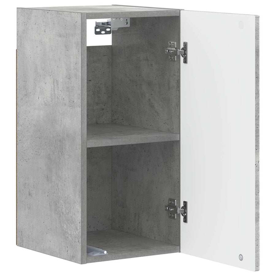Badkamer wandkast DELFT Betongrijs 30 x 31 x 59 cm Bewerkt hout