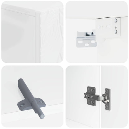 Badkamer wandkast DELFT Hoogglans Wit 30 x 31 x 59 cm