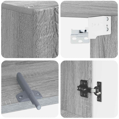 Badkamer wandkast DELFT Grijs Sonoma 30 x 31 x 59 cm