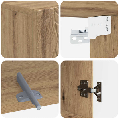 Badkamer wandkast DELFT Artisanaal eiken 30 x 31 x 59 cm