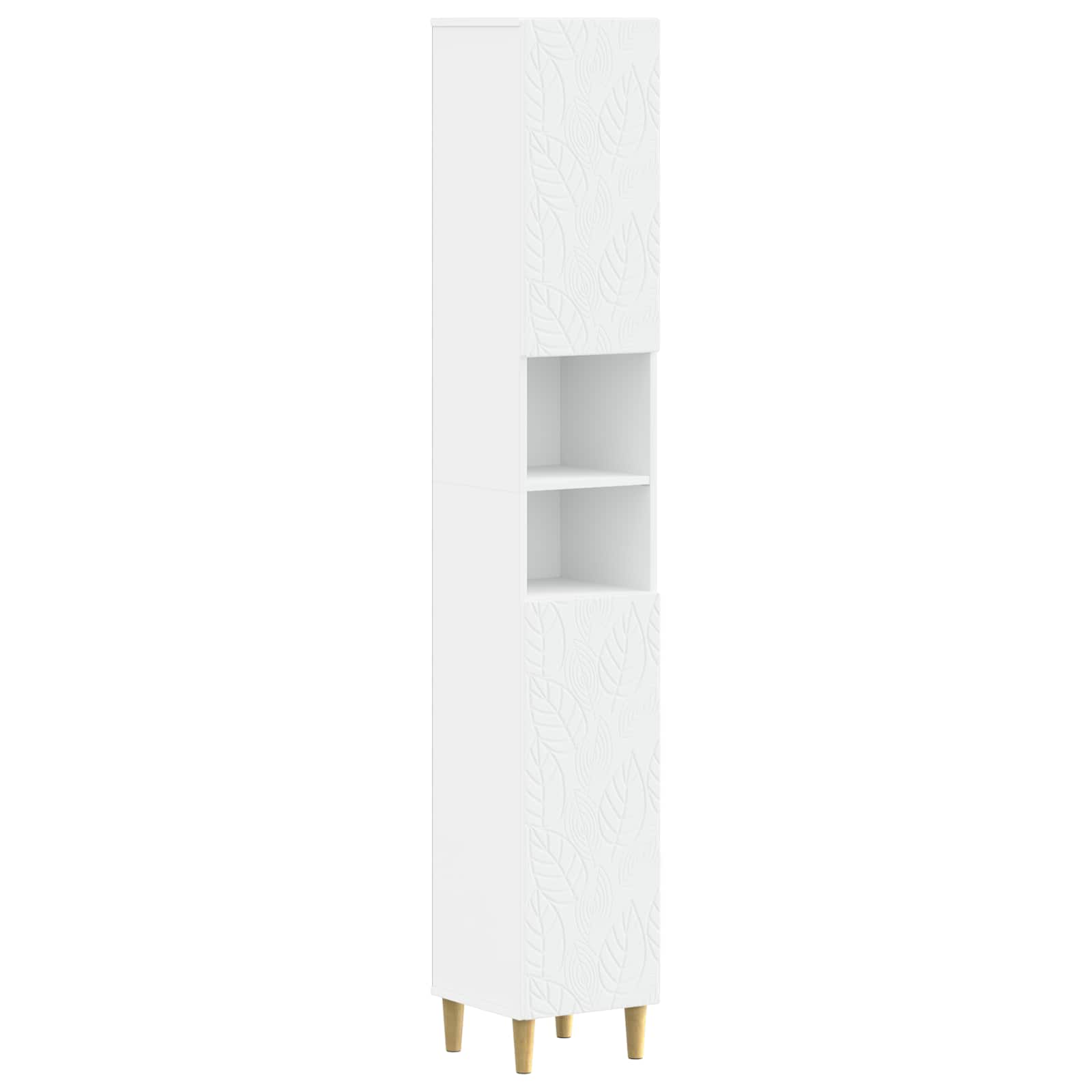 Badkamerkast met Open Plank DELFT Wit 30 x 31 x 190 cm