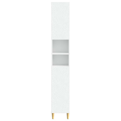Badkamerkast met Open Plank DELFT Wit 30 x 31 x 190 cm