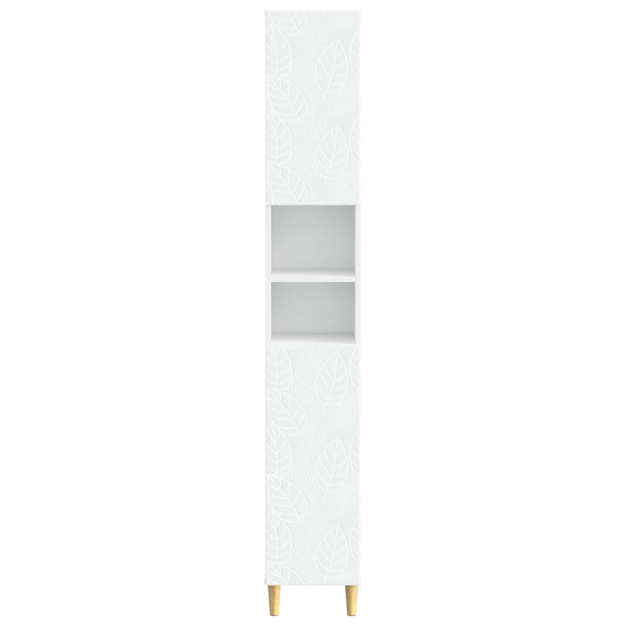 Badkamerkast met Open Plank DELFT Wit 30 x 31 x 190 cm