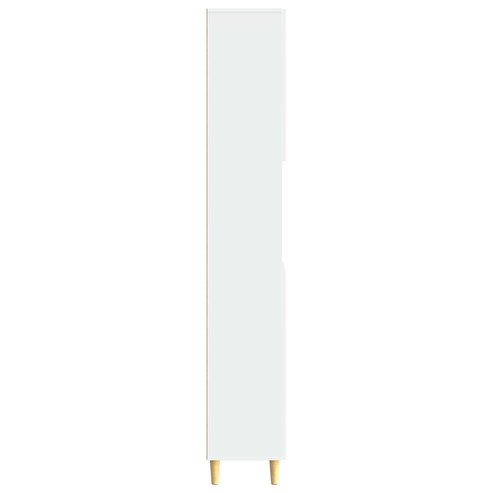 Badkamerkast met Open Plank DELFT Wit 30 x 31 x 190 cm