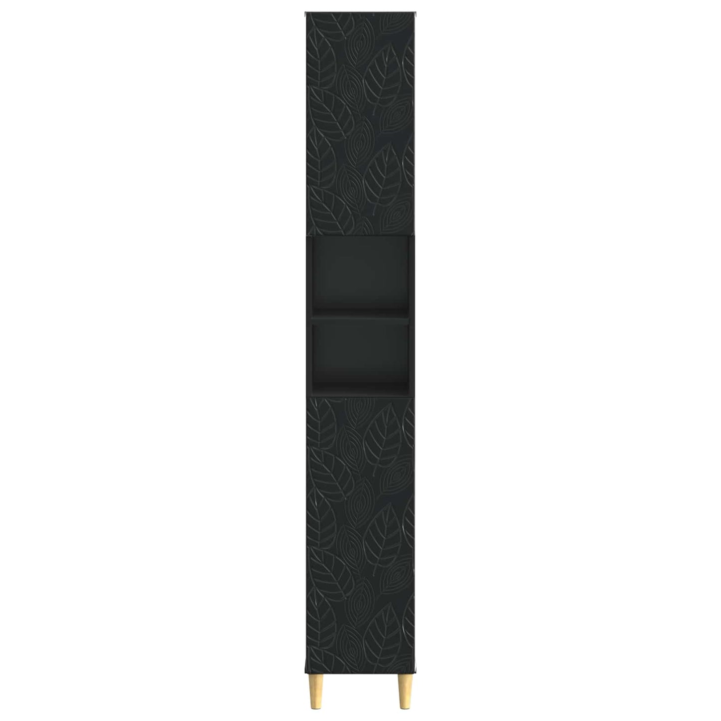 Badkamerkast met Open Plank DELFT Zwart 30 x 31 x 190 cm