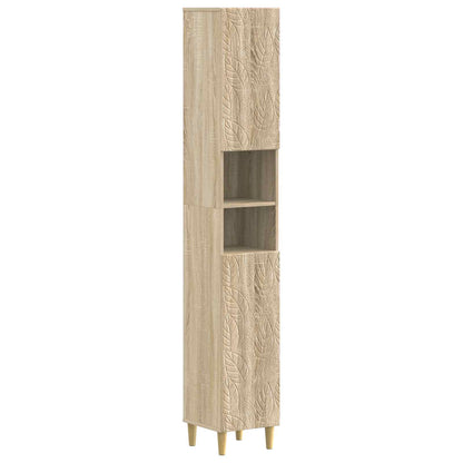 Badkamerkast met Open Plank DELFT Sonoma Eiken 30 x 31 x 190 cm