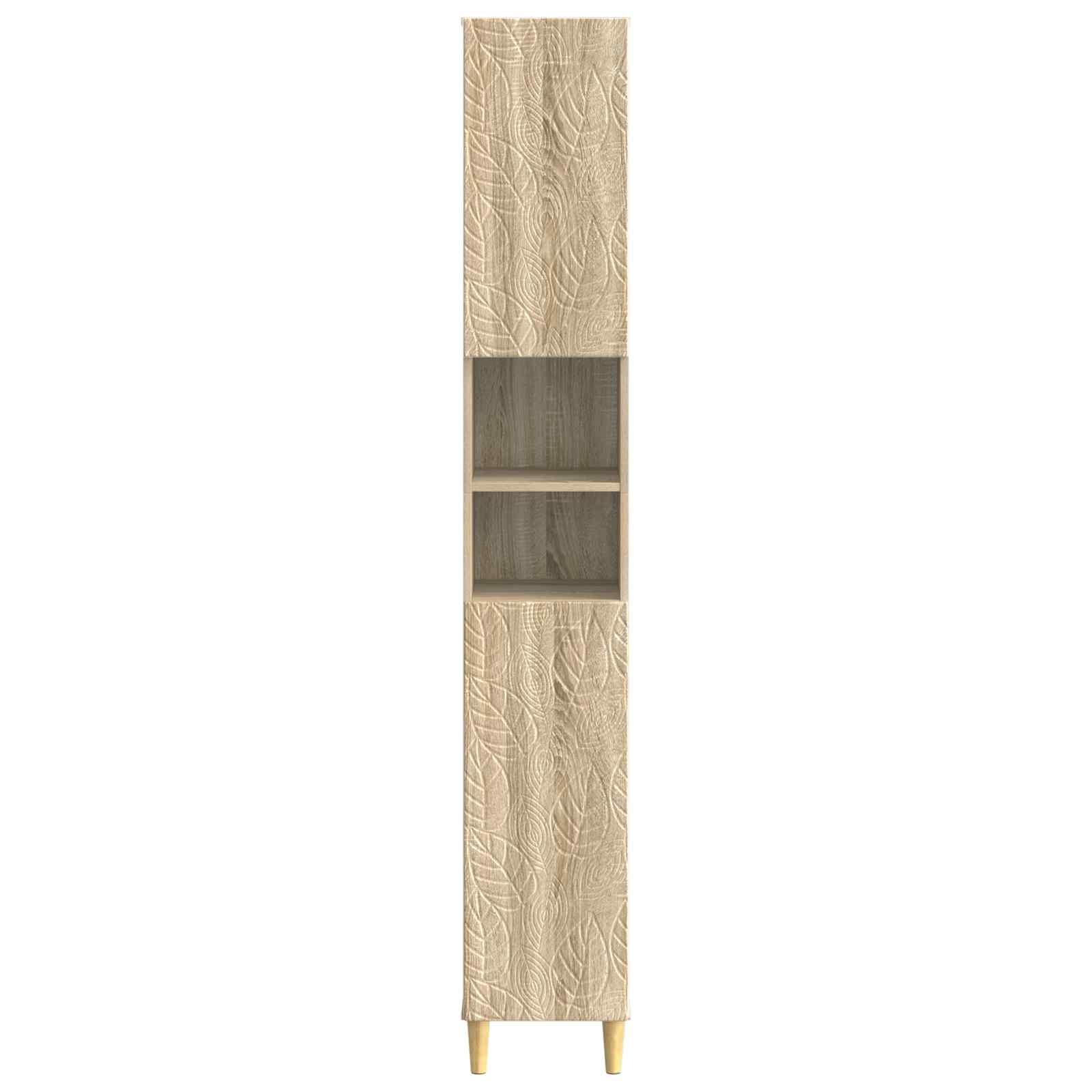 Badkamerkast met Open Plank DELFT Sonoma Eiken 30 x 31 x 190 cm
