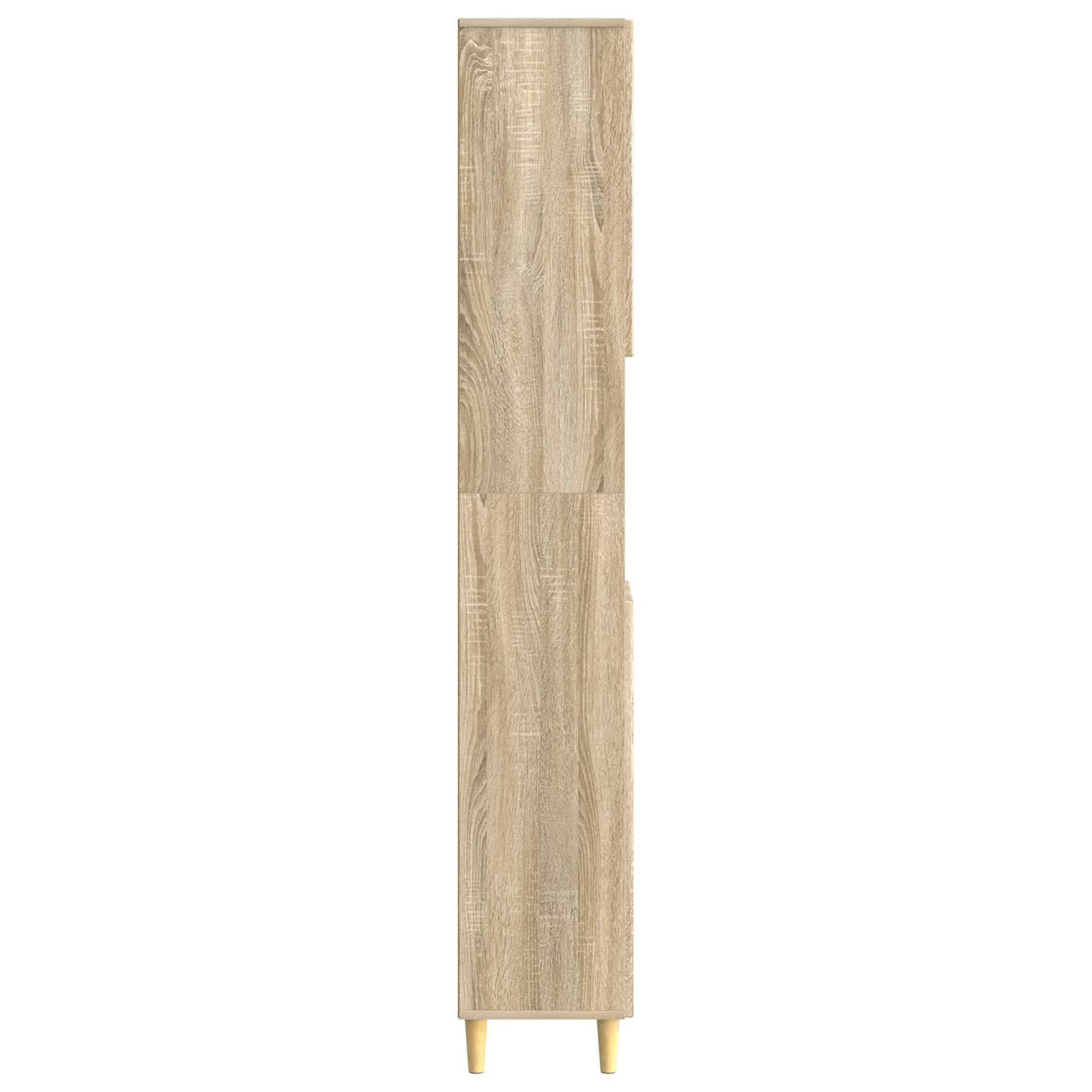 Badkamerkast met Open Plank DELFT Sonoma Eiken 30 x 31 x 190 cm