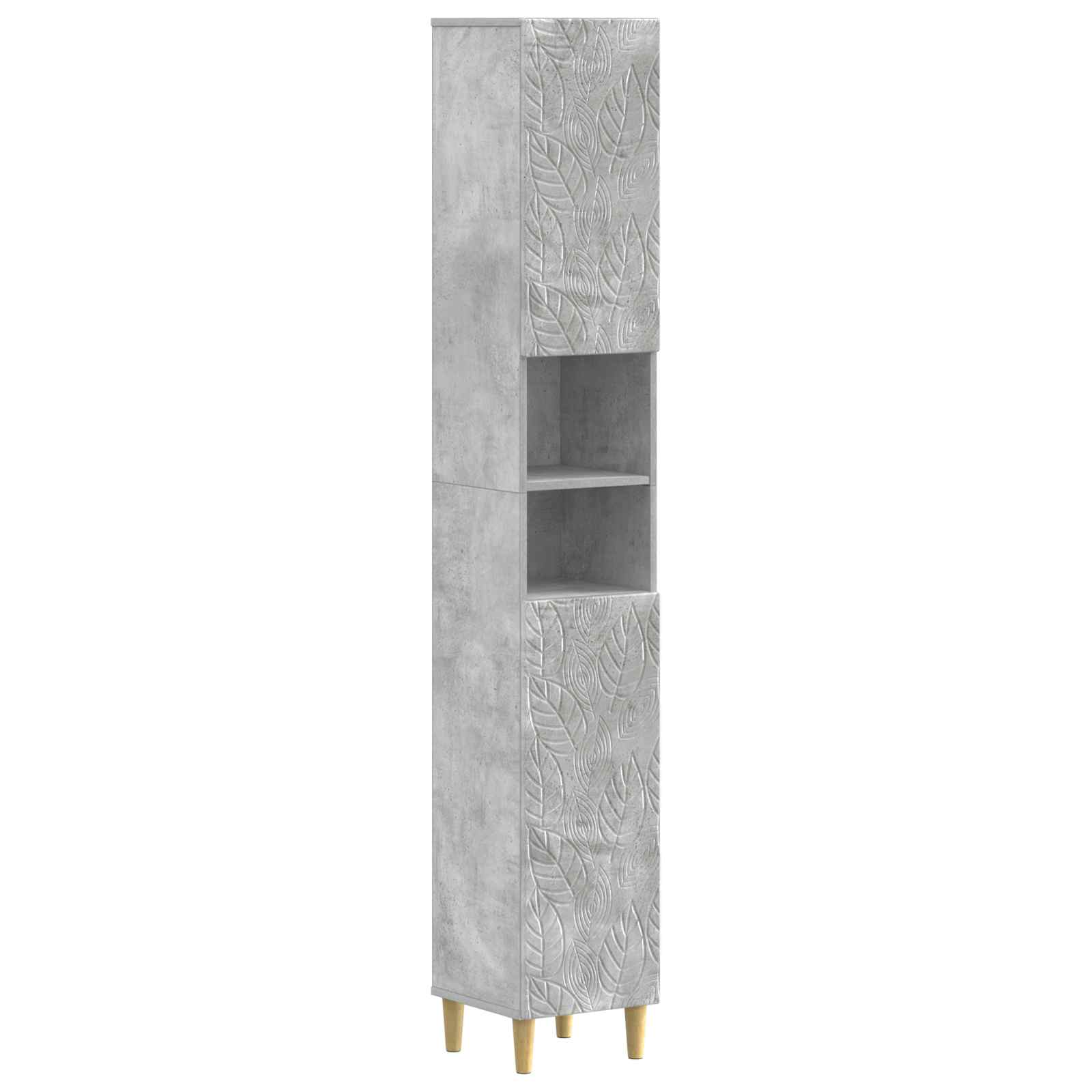 Badkamerkast met Open Plank DELFT Betongrijs 30 x 31 x 190 cm