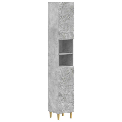 Badkamerkast met Open Plank DELFT Betongrijs 30 x 31 x 190 cm