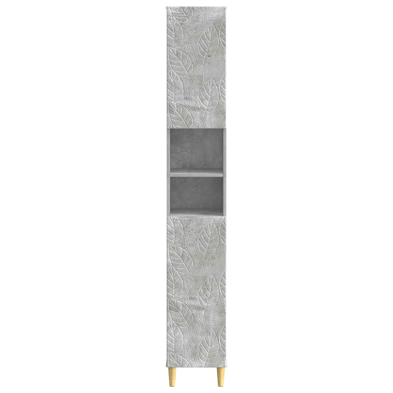 Badkamerkast met Open Plank DELFT Betongrijs 30 x 31 x 190 cm