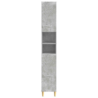 Badkamerkast met Open Plank DELFT Betongrijs 30 x 31 x 190 cm