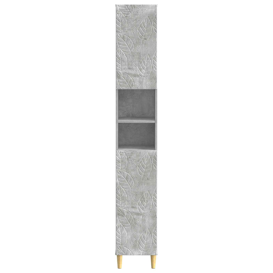 Badkamerkast met Open Plank DELFT Betongrijs 30 x 31 x 190 cm