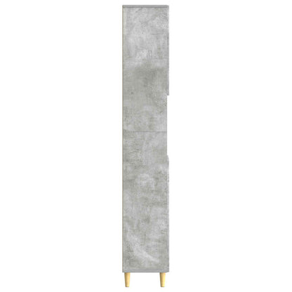Badkamerkast met Open Plank DELFT Betongrijs 30 x 31 x 190 cm