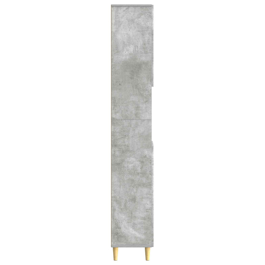 Badkamerkast met Open Plank DELFT Betongrijs 30 x 31 x 190 cm