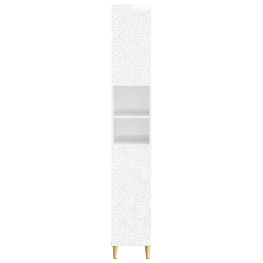 Badkamerkast met Open Plank DELFT Hoogglans Wit