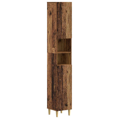 Badkamerkast met Open Plank DELFT Oud hout 30 x 31 x 190 cm