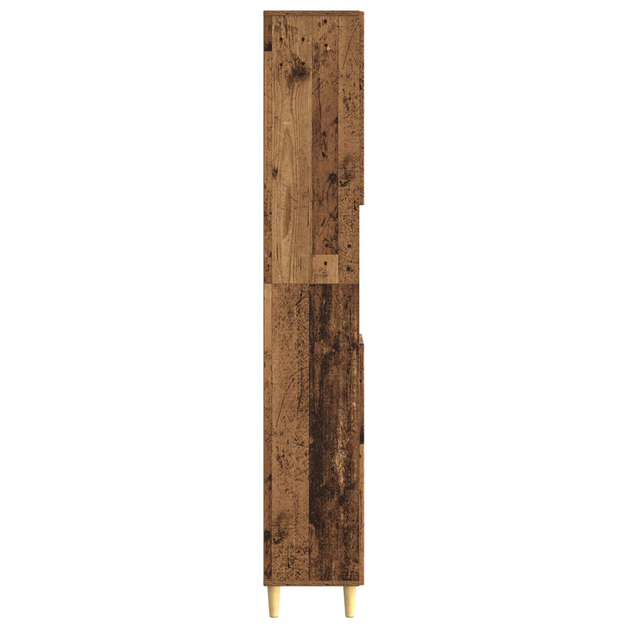 Badkamerkast met Open Plank DELFT Oud hout 30 x 31 x 190 cm