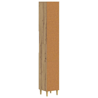 Badkamerkast met Open Plank DELFT Artisanaal eiken