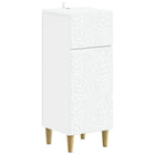 Badkamerkast DELFT 30x31x80 cm wit bewerkt hout