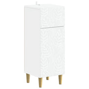 Badkamerkast DELFT 30x31x80 cm wit bewerkt hout