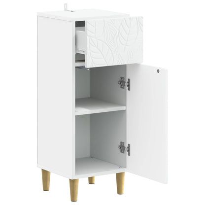 Badkamer Opbergkast DELFT Wit 30 x 31 x 80 cm Bewerkt hout