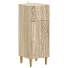 Badkamerkast 30x31x80 cm Sonoma eiken