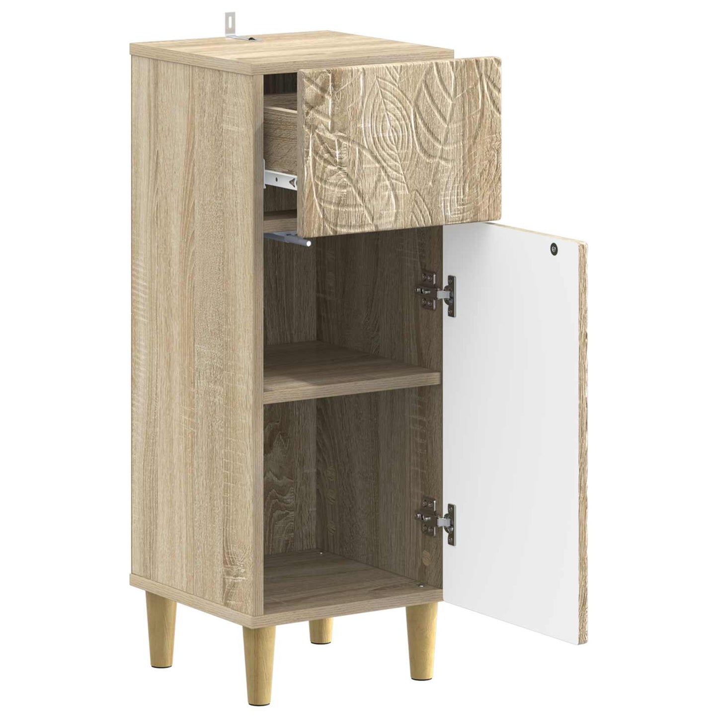 Badkamer Opbergkast DELFT Sonoma Eiken 30 x 31 x 80 cm