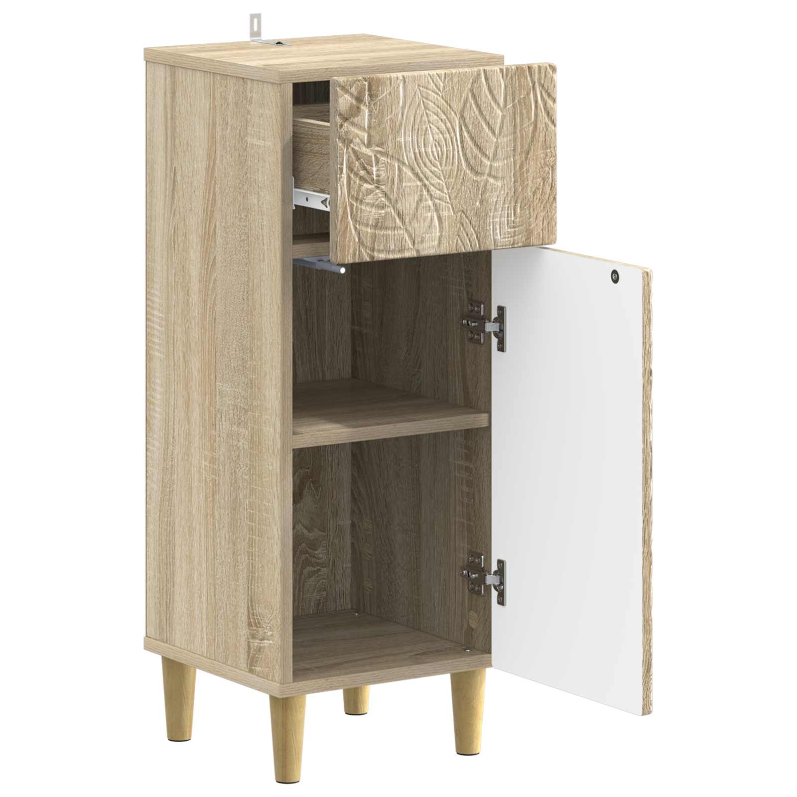 Badkamer Opbergkast DELFT Sonoma Eiken 30 x 31 x 80 cm