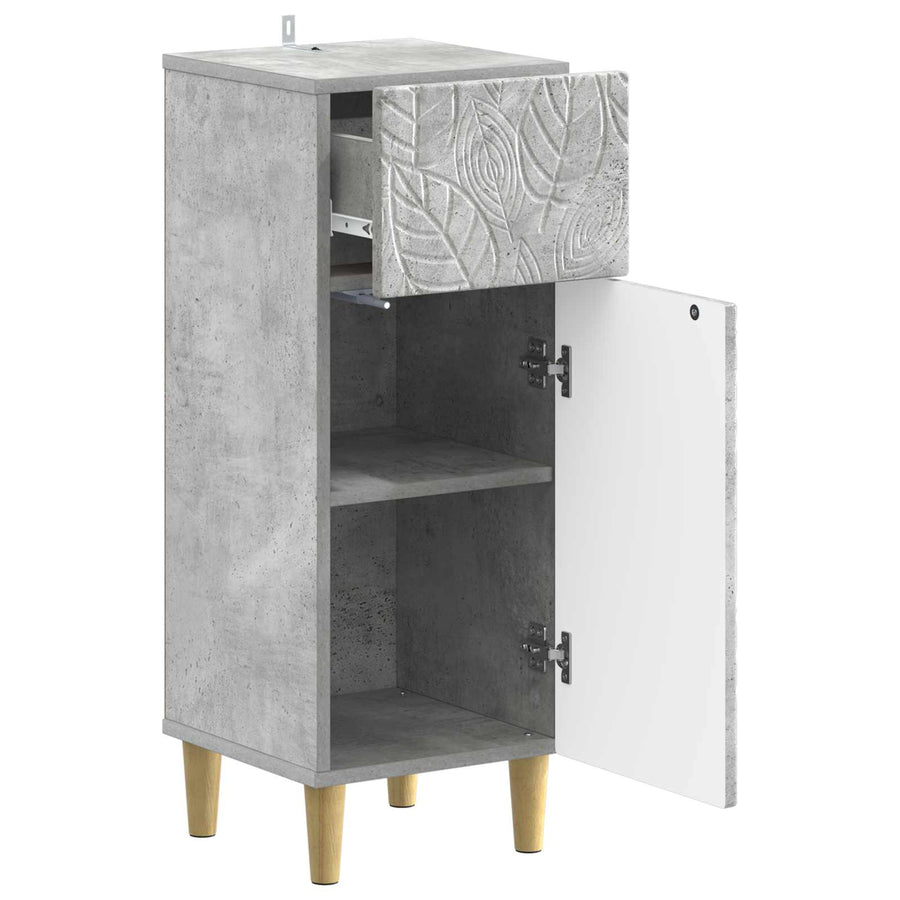 Badkamer Opbergkast DELFT Betongrijs 30 x 31 x 80 cm