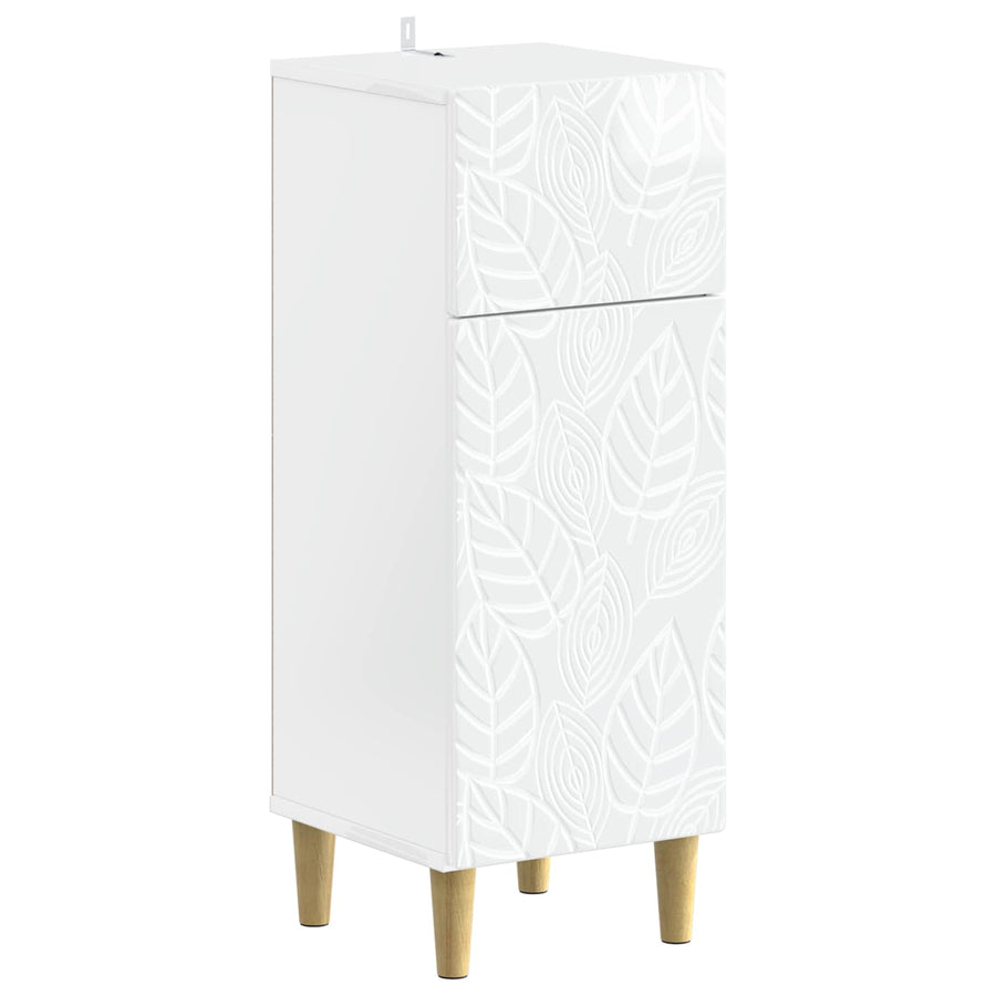 Badkamer Opbergkast DELFT Hoogglans Wit 30 x 31 x 80 cm