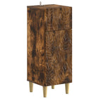 Badkamerkast 30x31x80 cm gerookt eiken