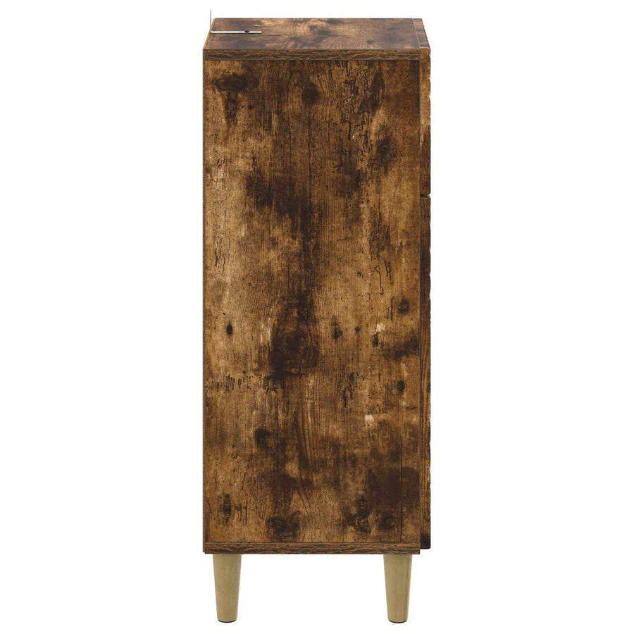Badkamer Opbergkast DELFT Gerookt eiken 30 x 31 x 80 cm