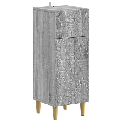 Badkamer Opbergkast DELFT Grijs Sonoma 30 x 31 x 80 cm