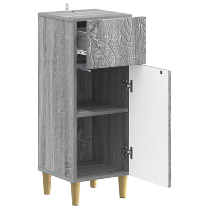 Badkamer Opbergkast DELFT Grijs Sonoma 30 x 31 x 80 cm