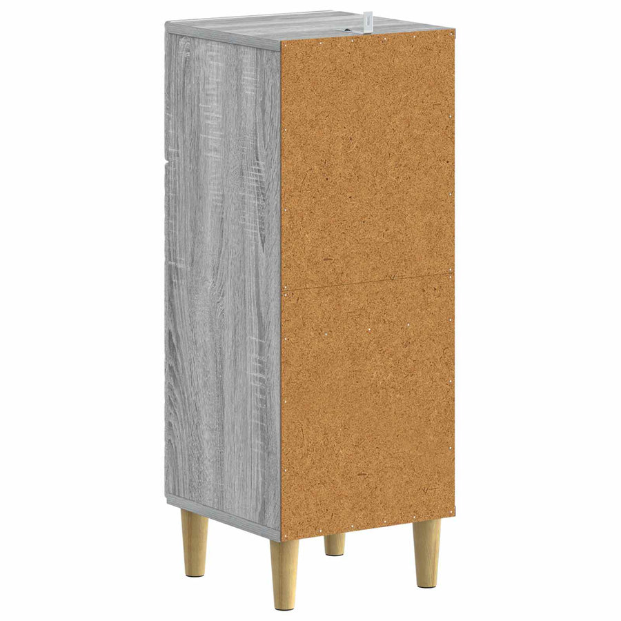 Badkamer Opbergkast DELFT Grijs Sonoma 30 x 31 x 80 cm