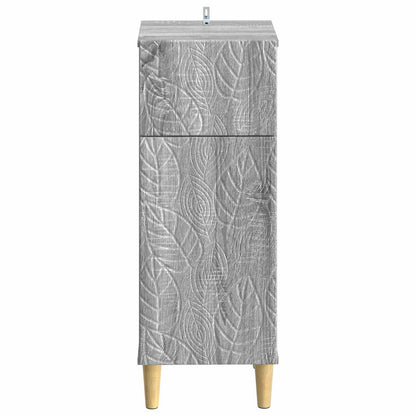 Badkamer Opbergkast DELFT Grijs Sonoma 30 x 31 x 80 cm