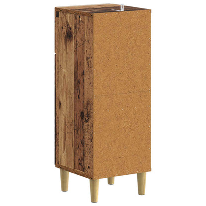 Badkamer Opbergkast DELFT Oud hout 30 x 31 x 80 cm Bewerkt hout