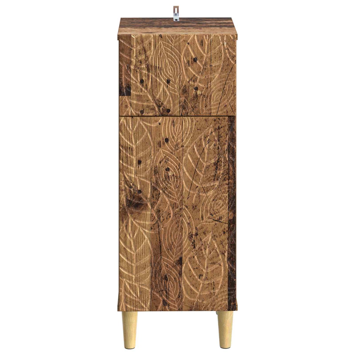 Badkamer Opbergkast DELFT Oud hout 30 x 31 x 80 cm Bewerkt hout